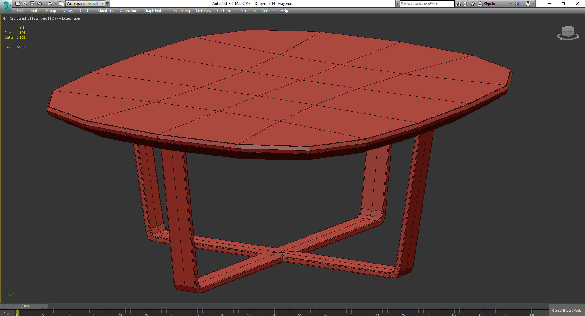 Longhi OMEGA COFFEE TABLE BY GIUSEPPE IASPARRA 3d model Low-poly 3D model_3