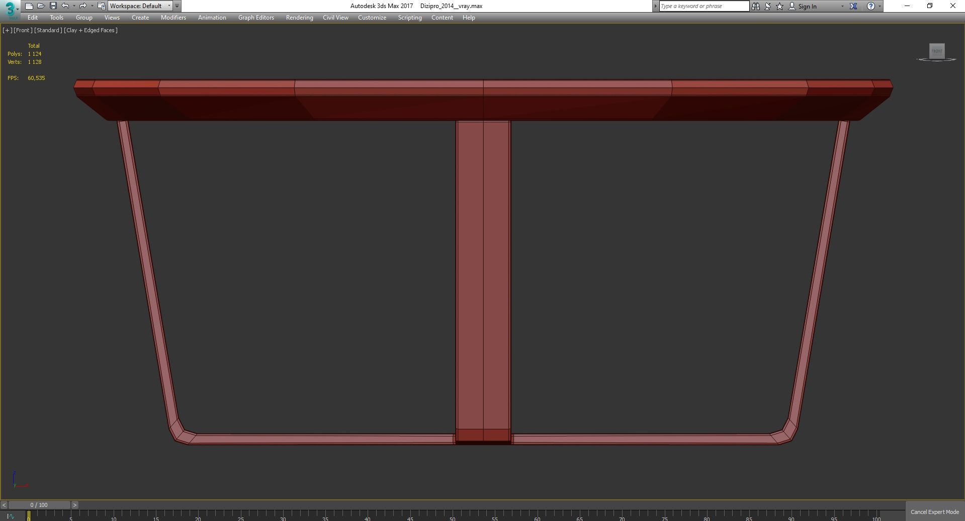 Longhi OMEGA COFFEE TABLE BY GIUSEPPE IASPARRA 3d model Low-poly 3D model_2