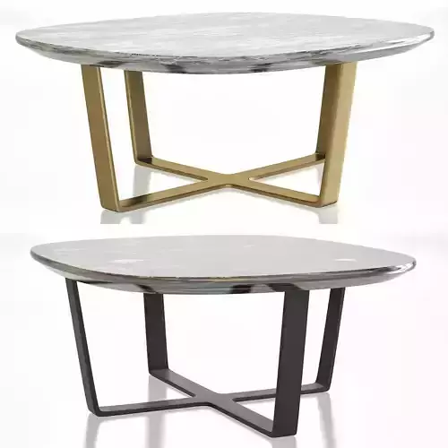 Longhi OMEGA COFFEE TABLE BY GIUSEPPE IASPARRA 3d model Low-poly 3D model