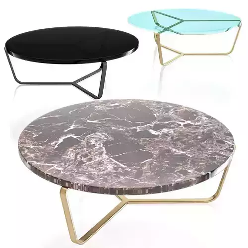 VG New Trend DOLOMITI GREEN ALPS MARBLE COFFEE TABLE 3d model
