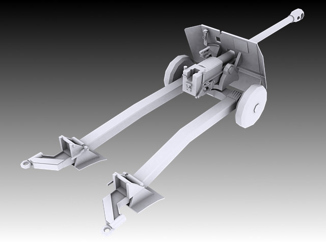 17 Pounder 3D model_3
