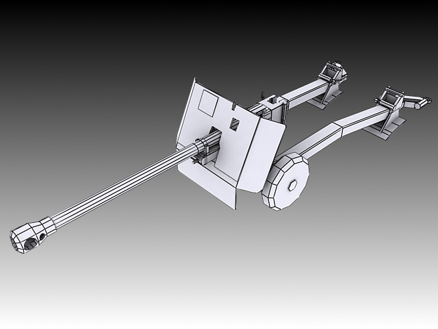 17 Pounder 3D model_5