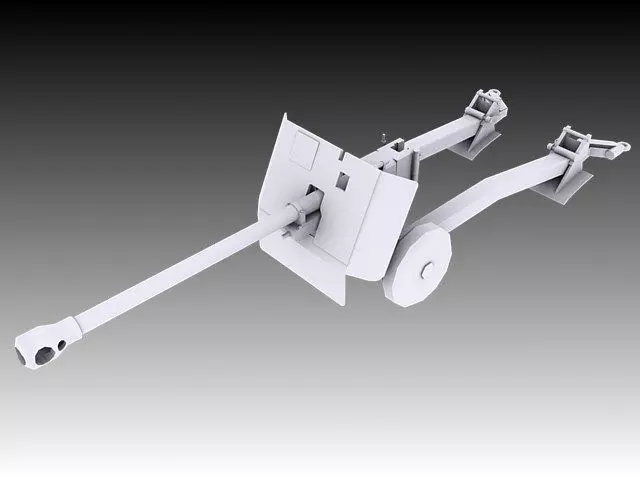 17 Pounder 3D model_0