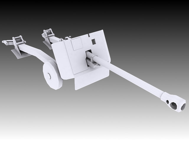 17 Pounder 3D model_1