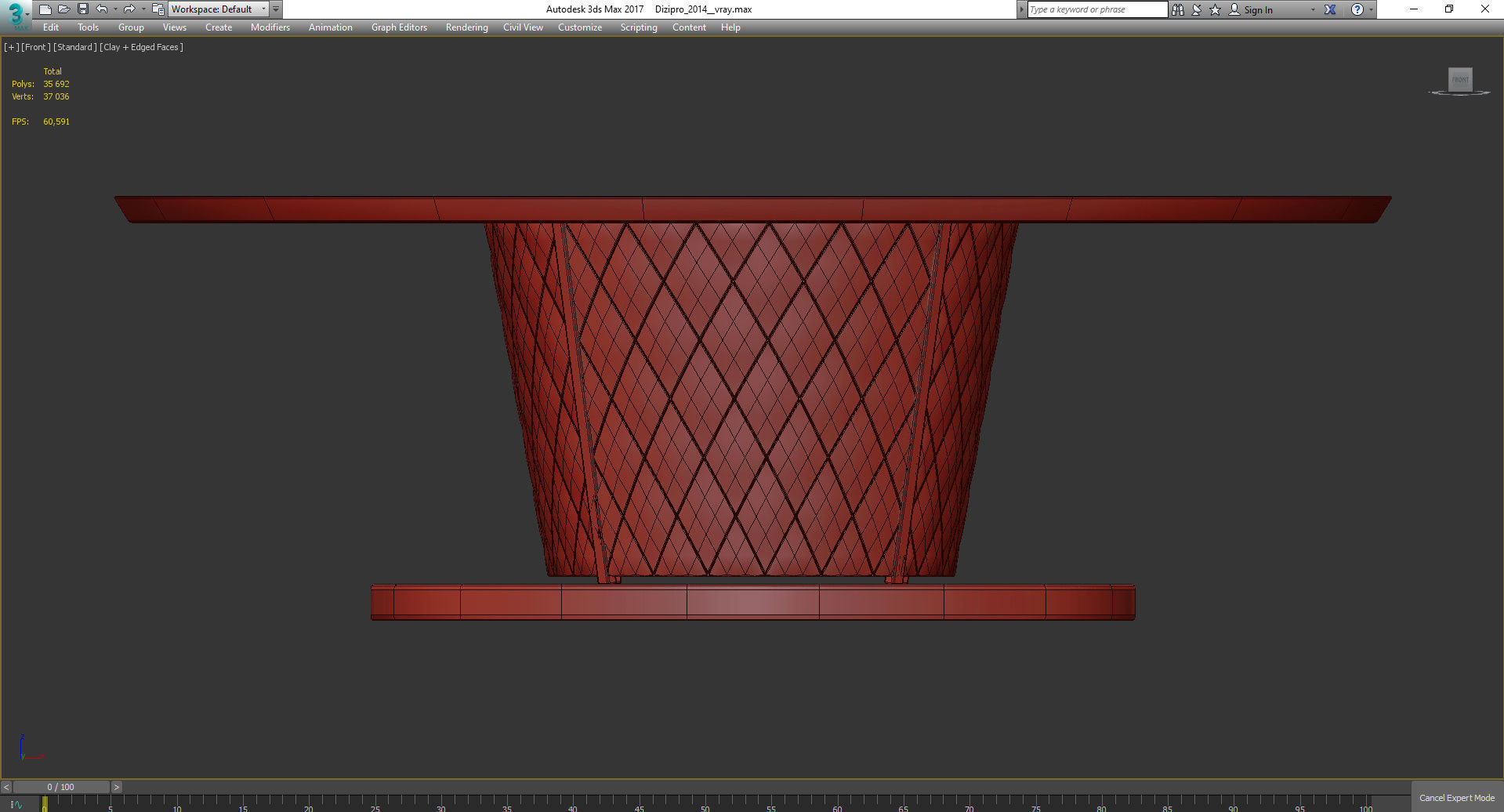 Signorini  Coco BLUES SMALL COFFEE TABLE  STUDIO ARBET 3d model Low-poly 3D model_2