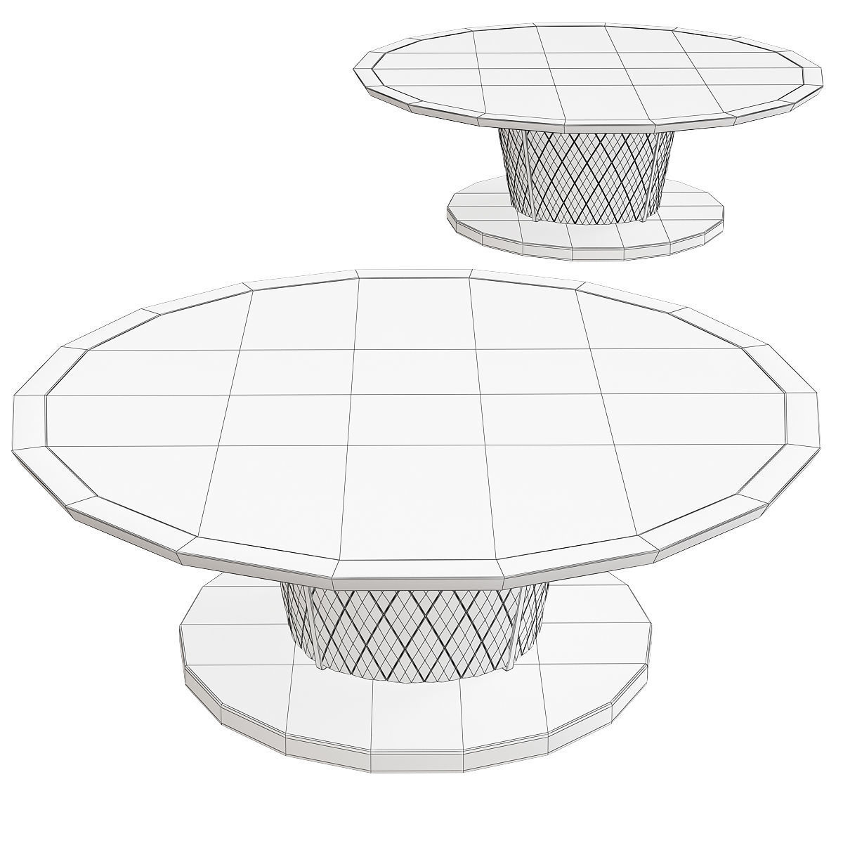 Signorini  Coco BLUES SMALL COFFEE TABLE  STUDIO ARBET 3d model Low-poly 3D model_1