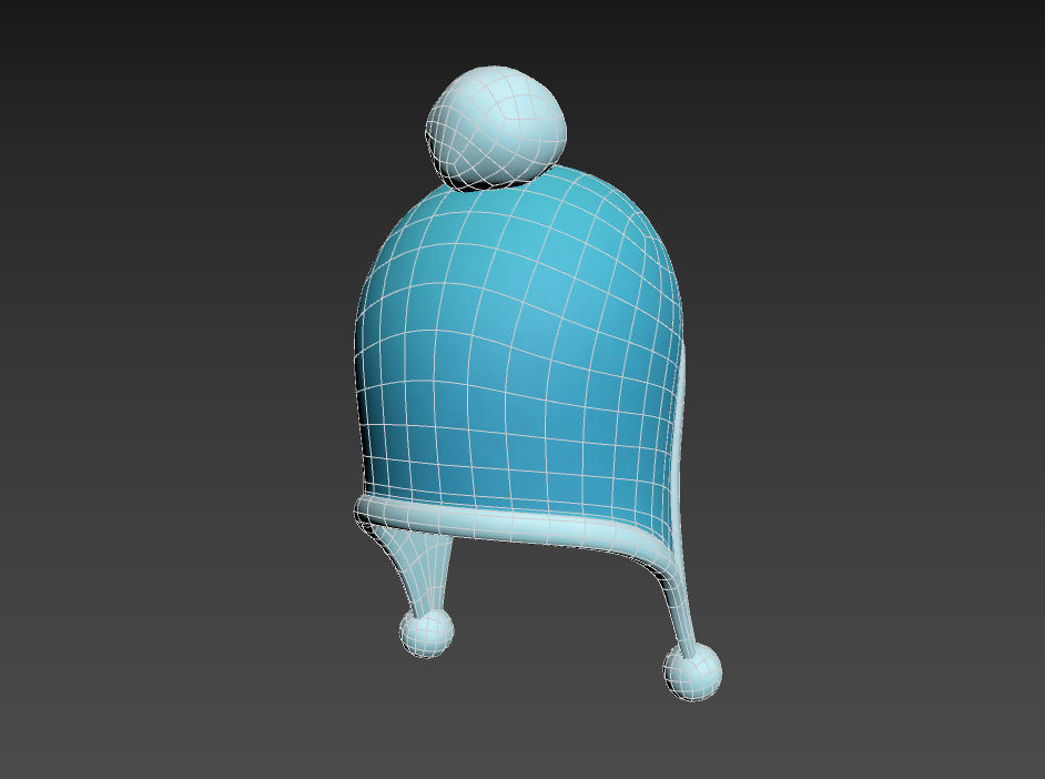 Winter Hat 3D model_19