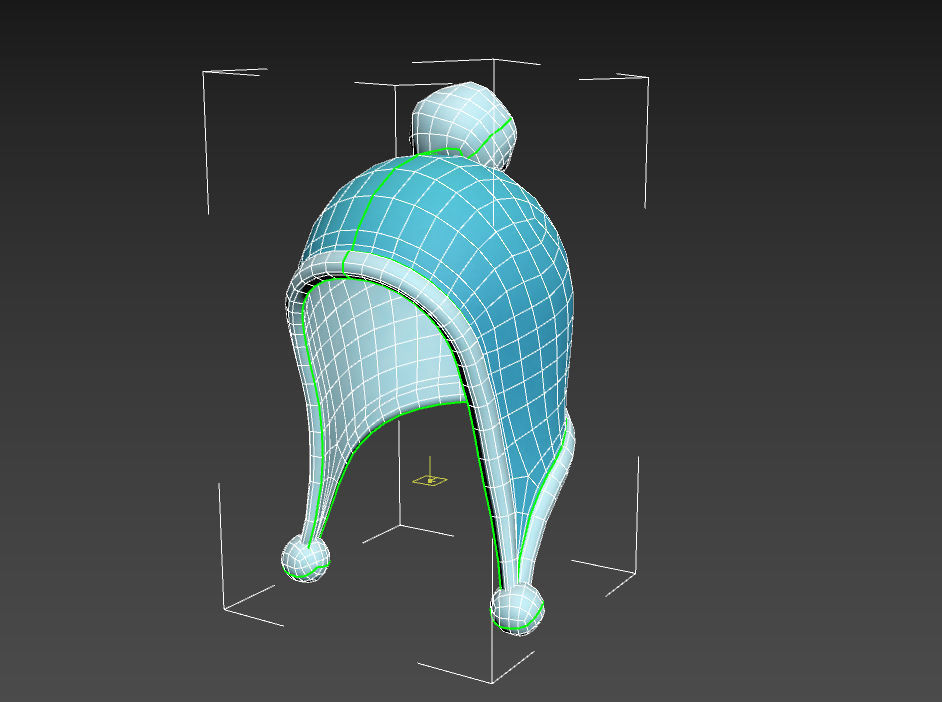 Winter Hat 3D model_21