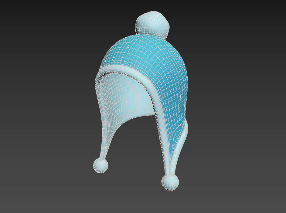 Winter Hat 3D model_17