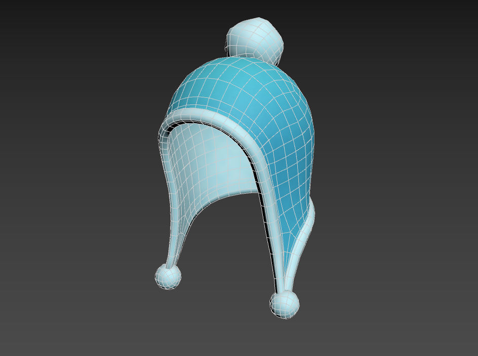 Winter Hat 3D model_16