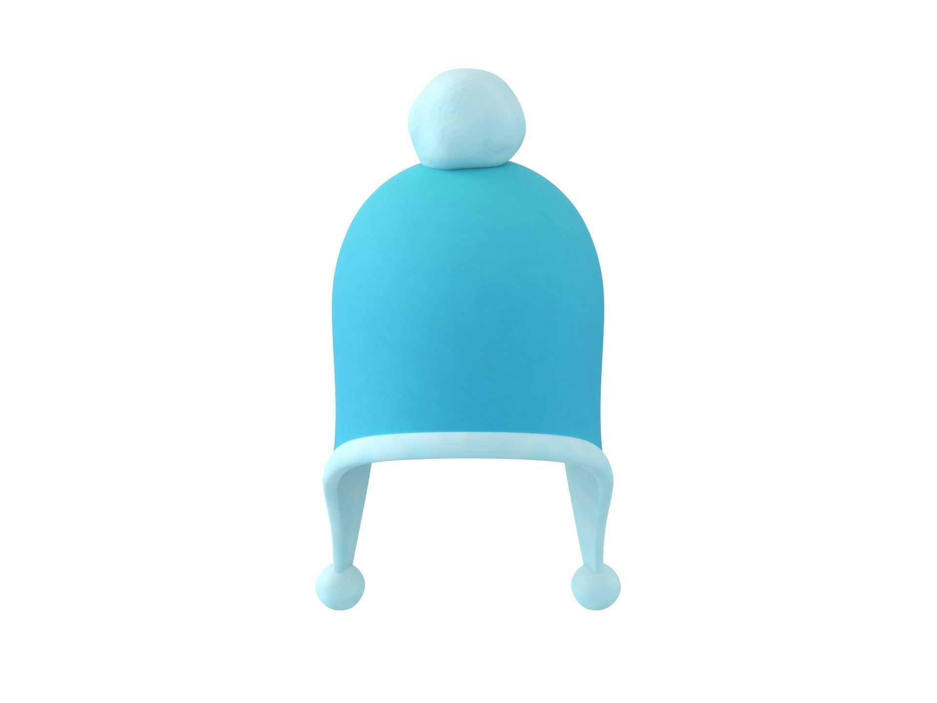 Winter Hat 3D model_4
