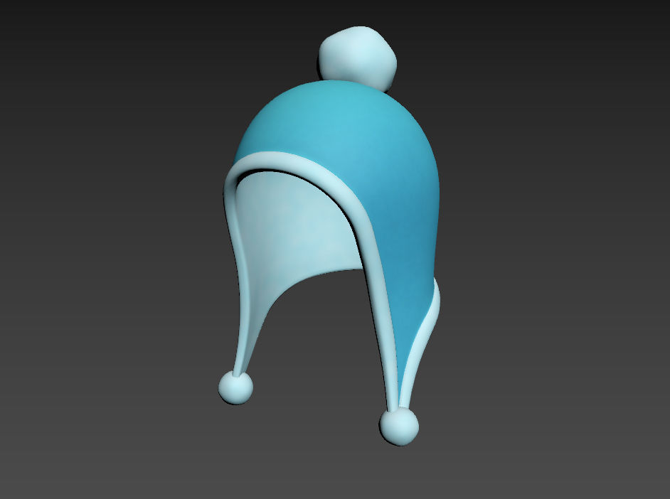 Winter Hat 3D model_15