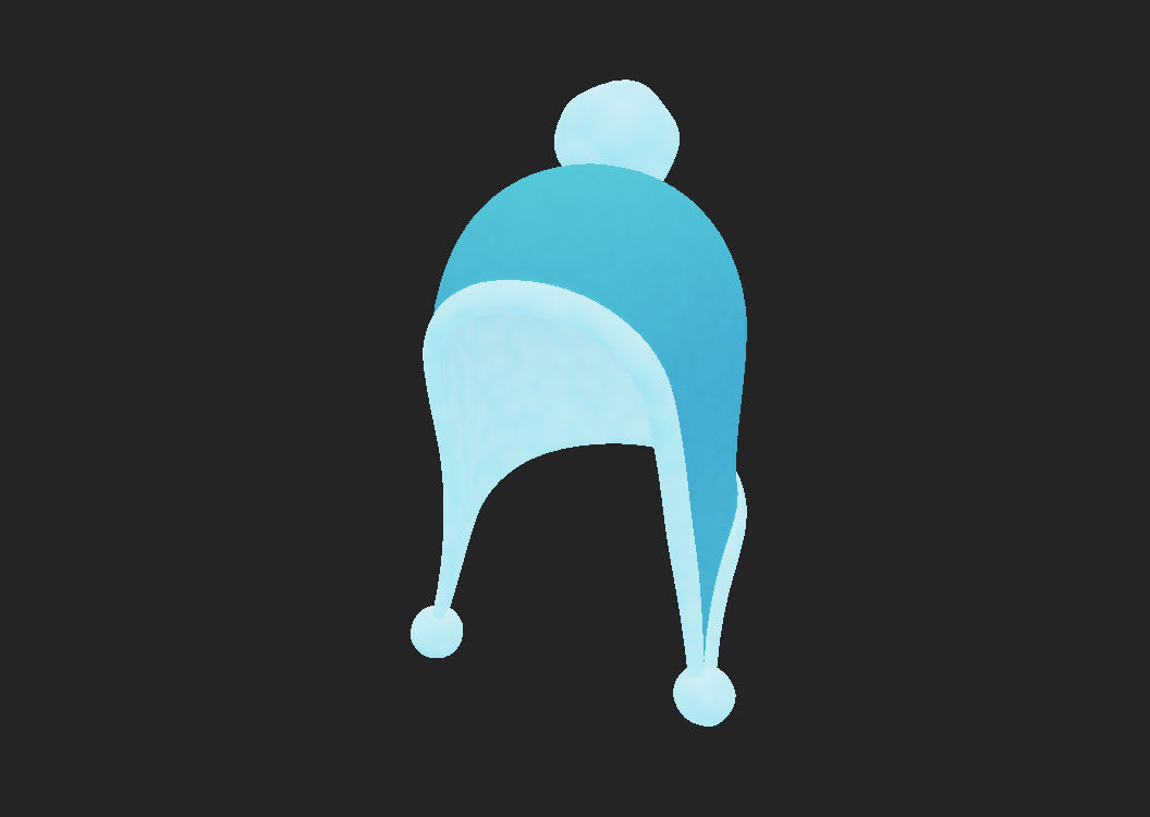 Winter Hat 3D model_10