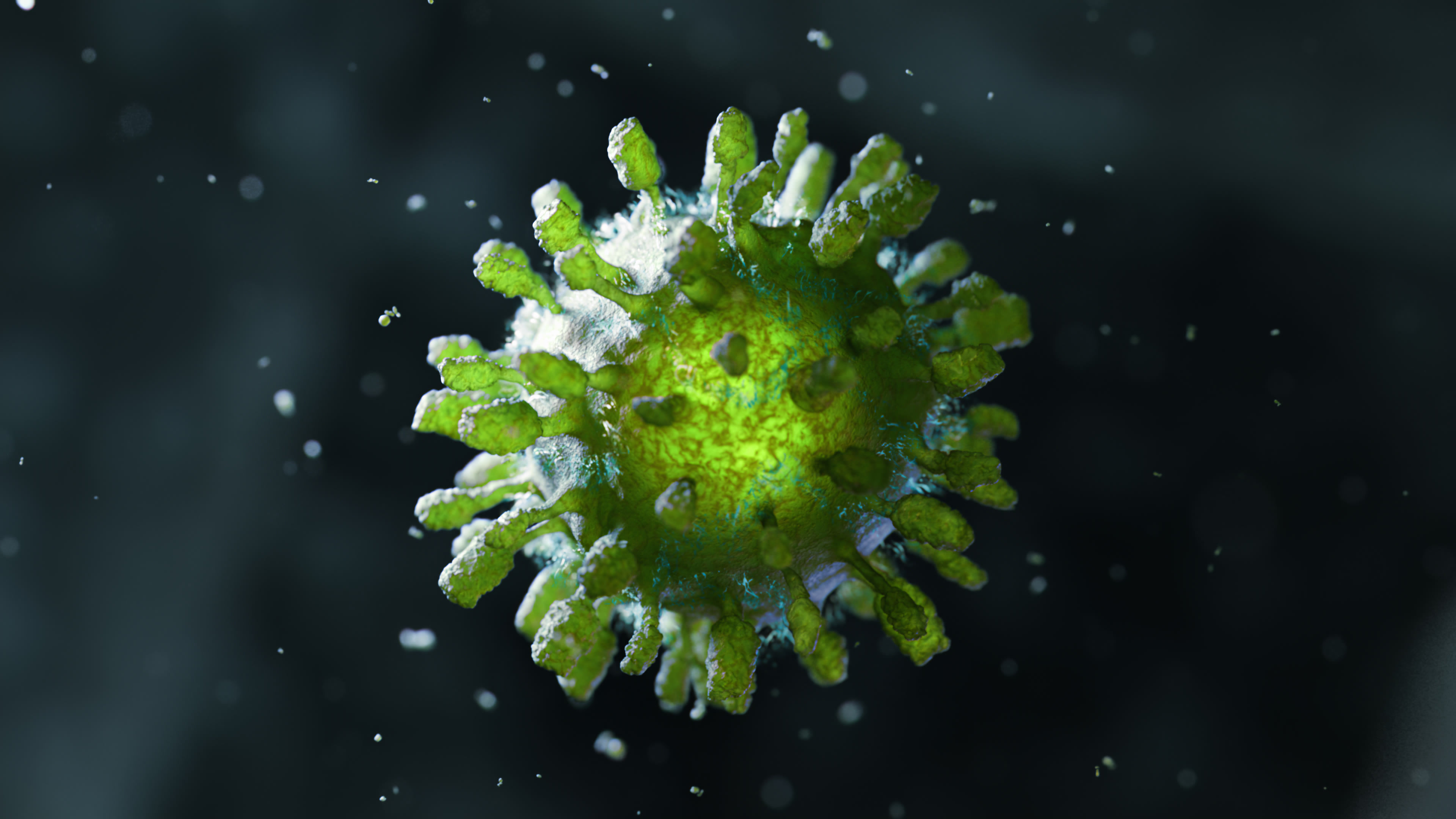 Corona virus covid 19 20 animated 3d model realistic render 3D model_4