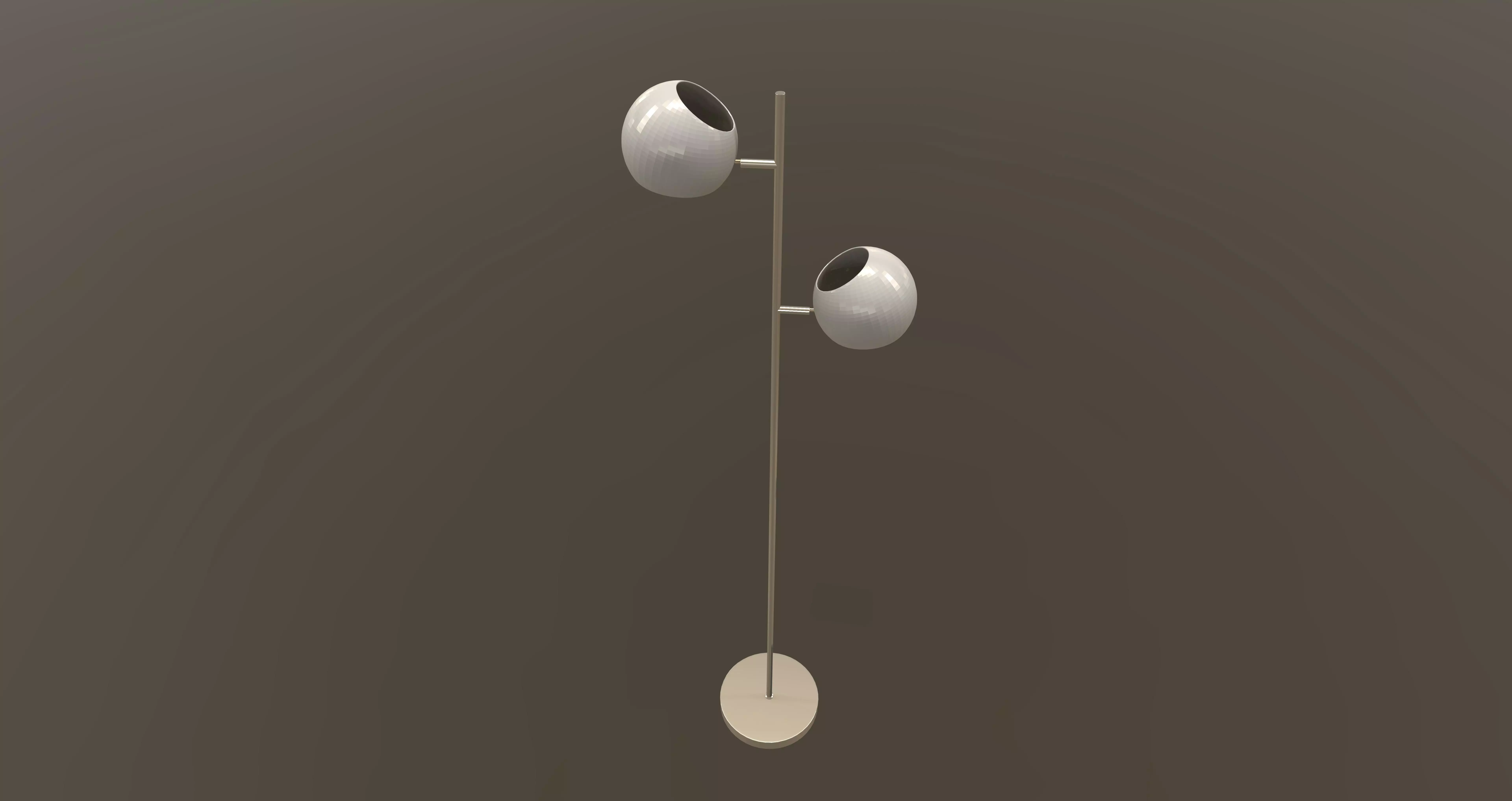Podlogowa Edgar Floor Lamp Free 3D model_0