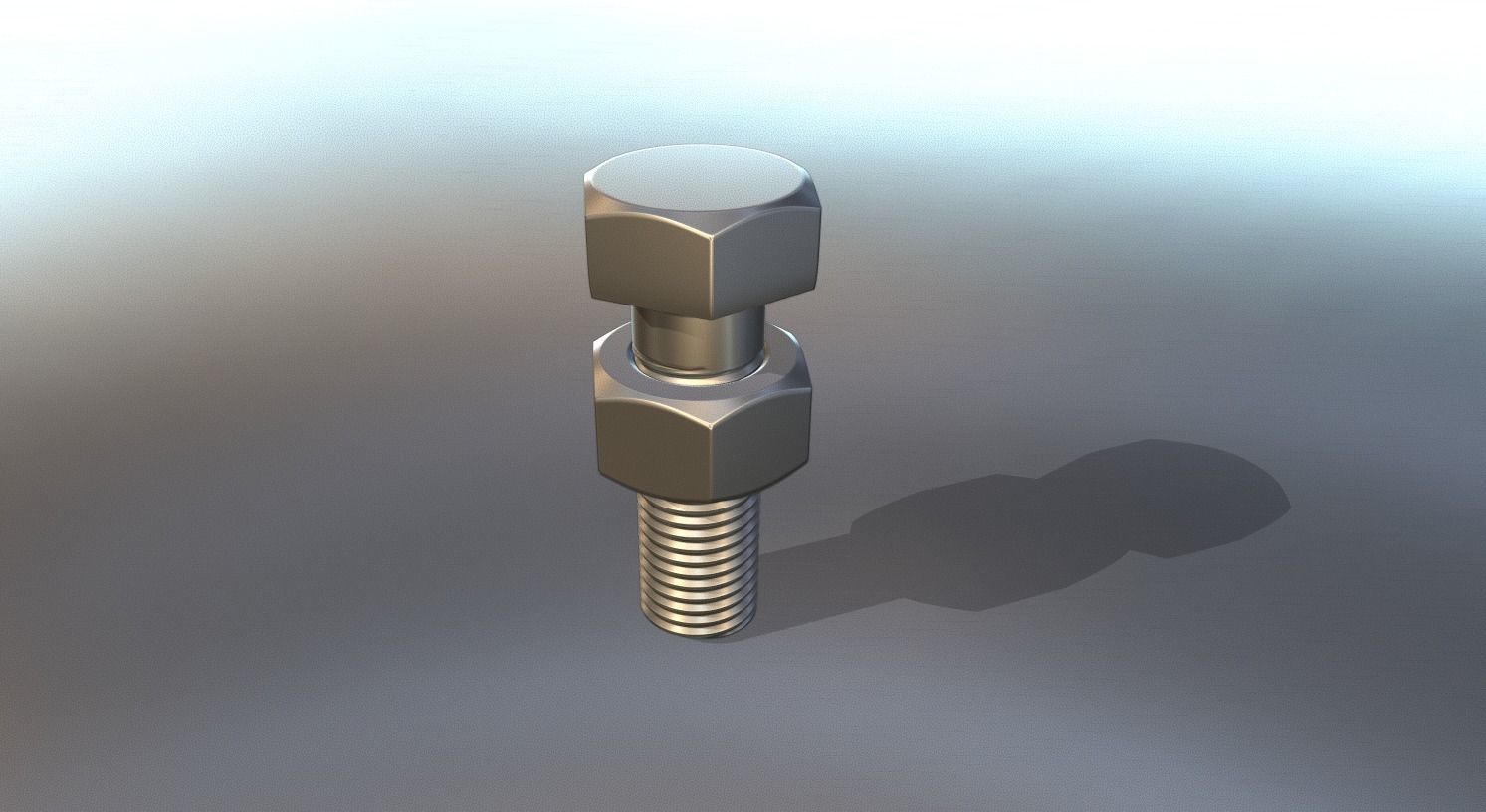 Nut and Blot Model 3D model_1