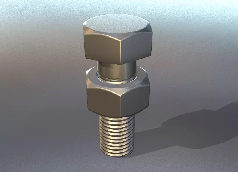 Nut and Blot Model 3D model_0