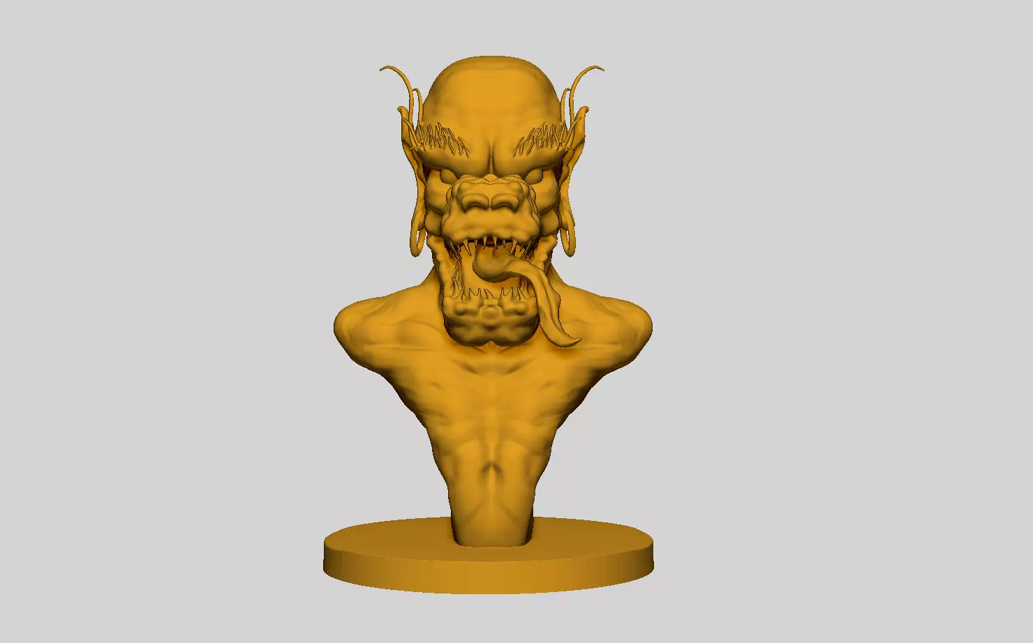 The Dragon Head Free 3D print model