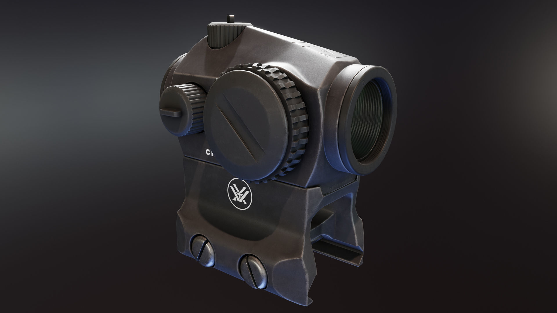 Vortex Crossfire RedDot Low-poly 3D model_4
