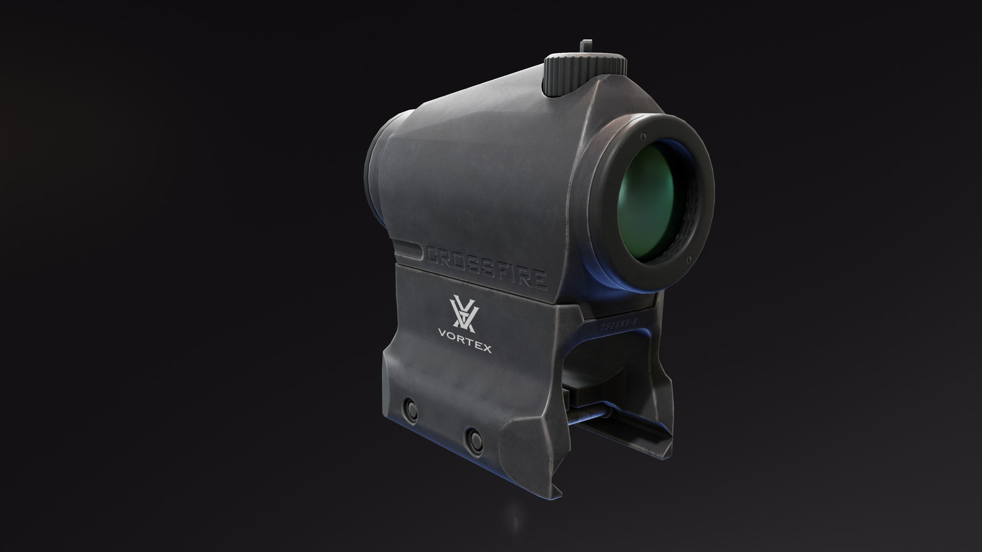 Vortex Crossfire RedDot Low-poly 3D model_1