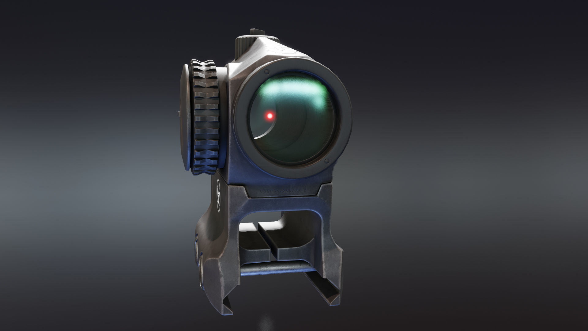 Vortex Crossfire RedDot Low-poly 3D model_2