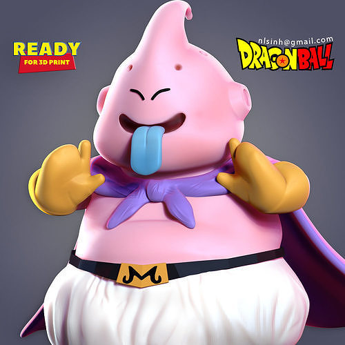 Majin Buu Chibi 3D print model
