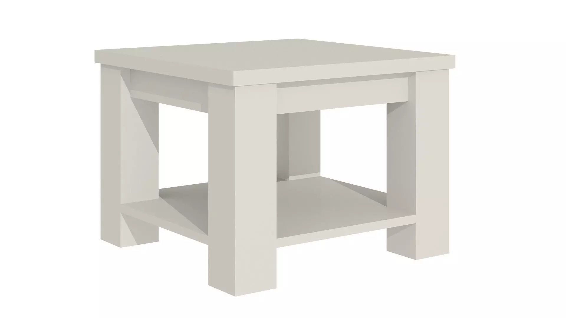 Modern white table 21 3D model_0
