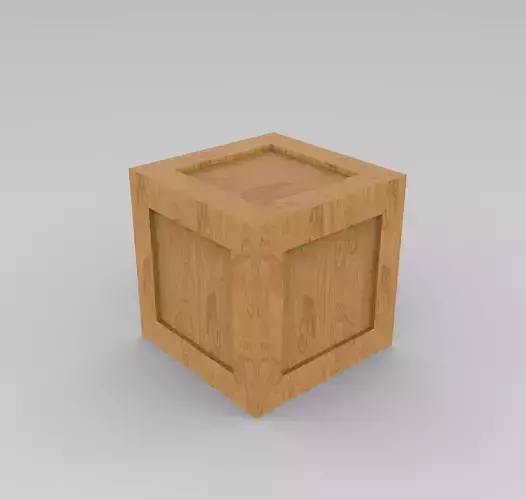 Crate Low-Poly Game Ready or Another Project