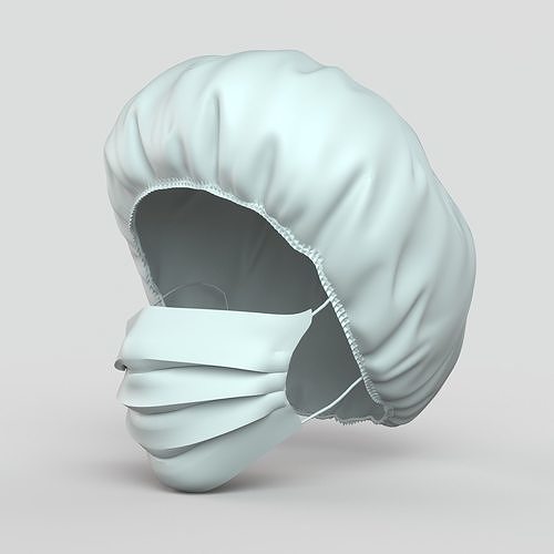Surgical Mask 3D model