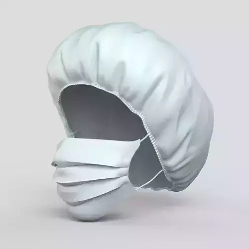 Surgical Mask 3D model