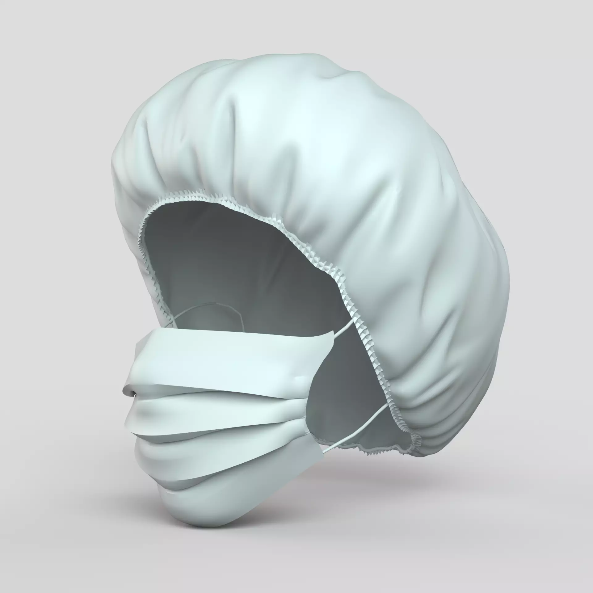 Surgical Mask 3D model_0