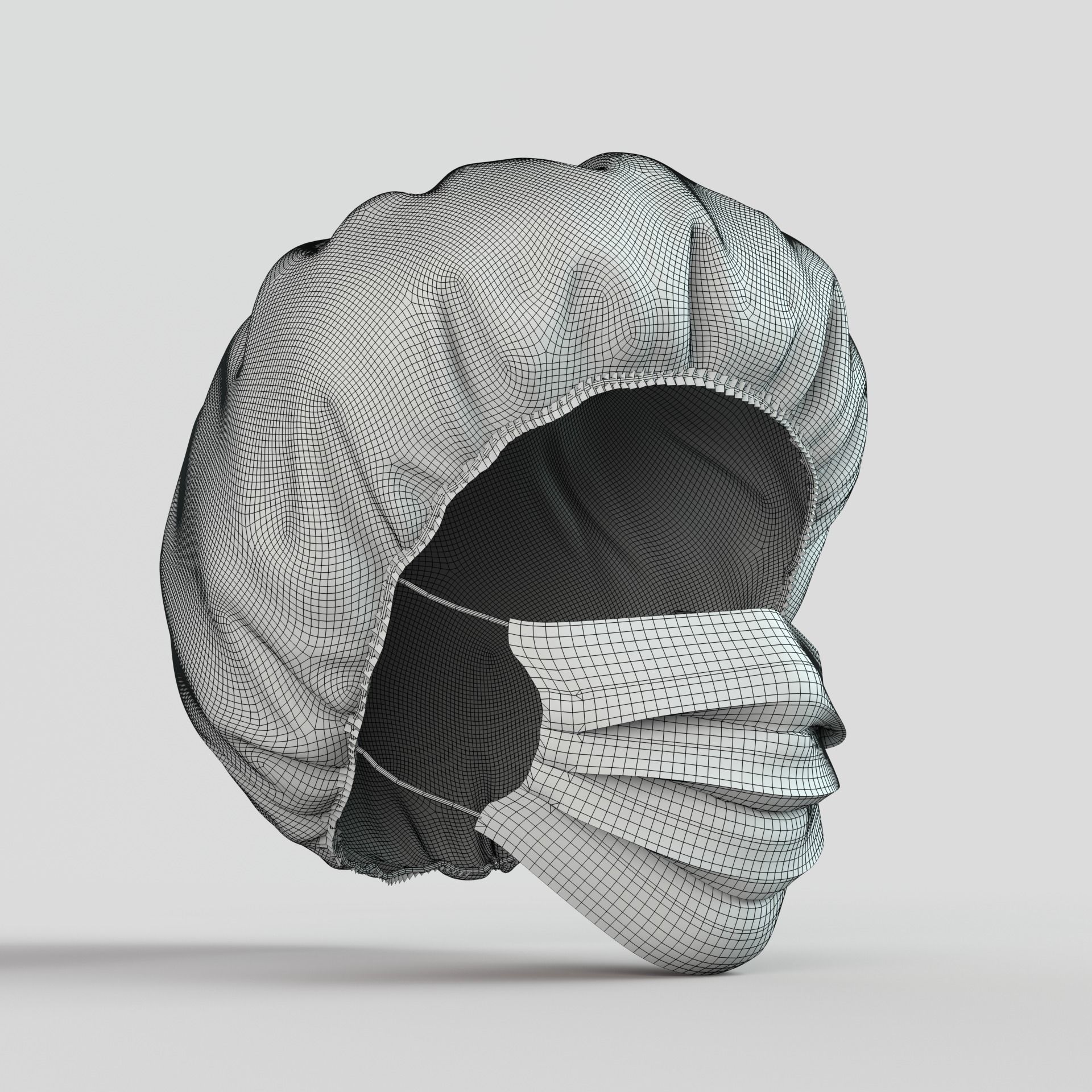 Surgical Mask 3D model_6