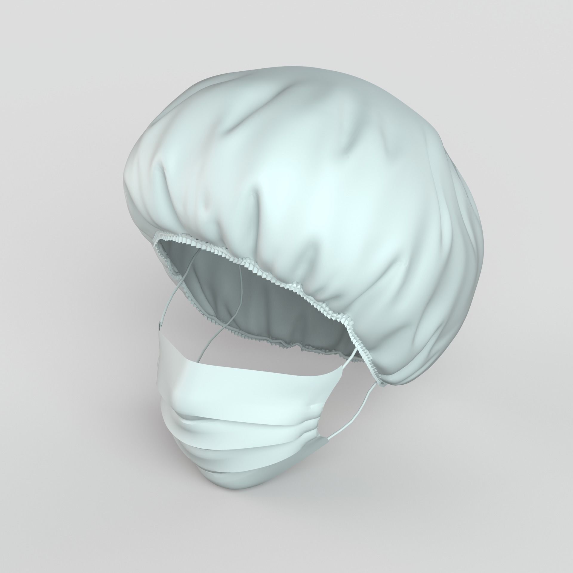 Surgical Mask 3D model_2