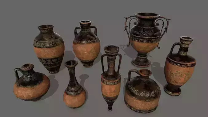 vase set greek