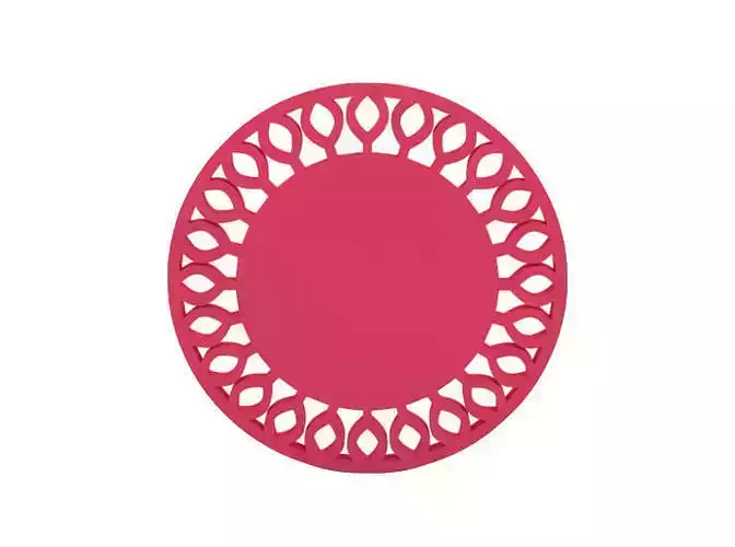 Earring round cutout