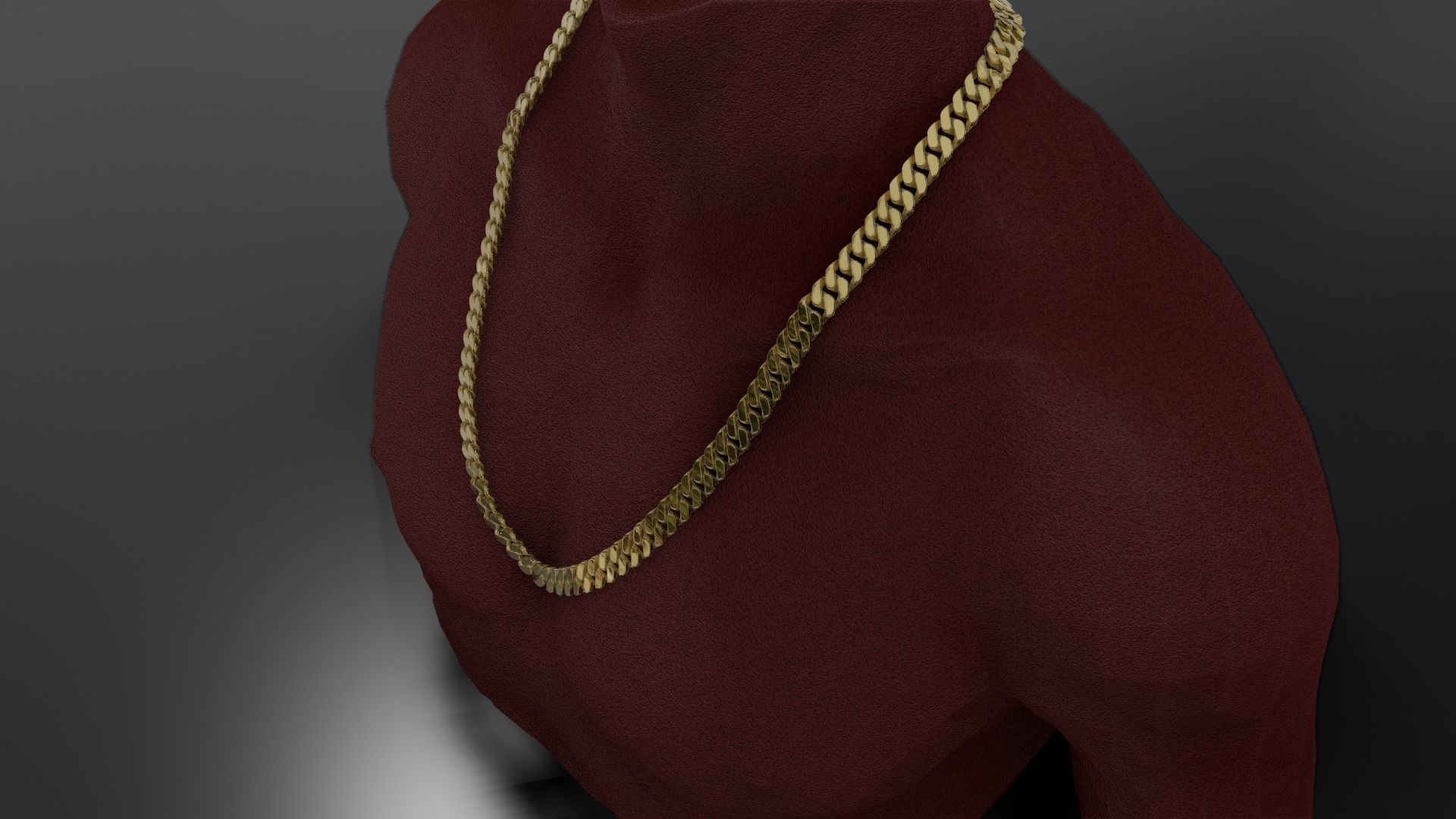 Cuban Link Chain 3D print model_19