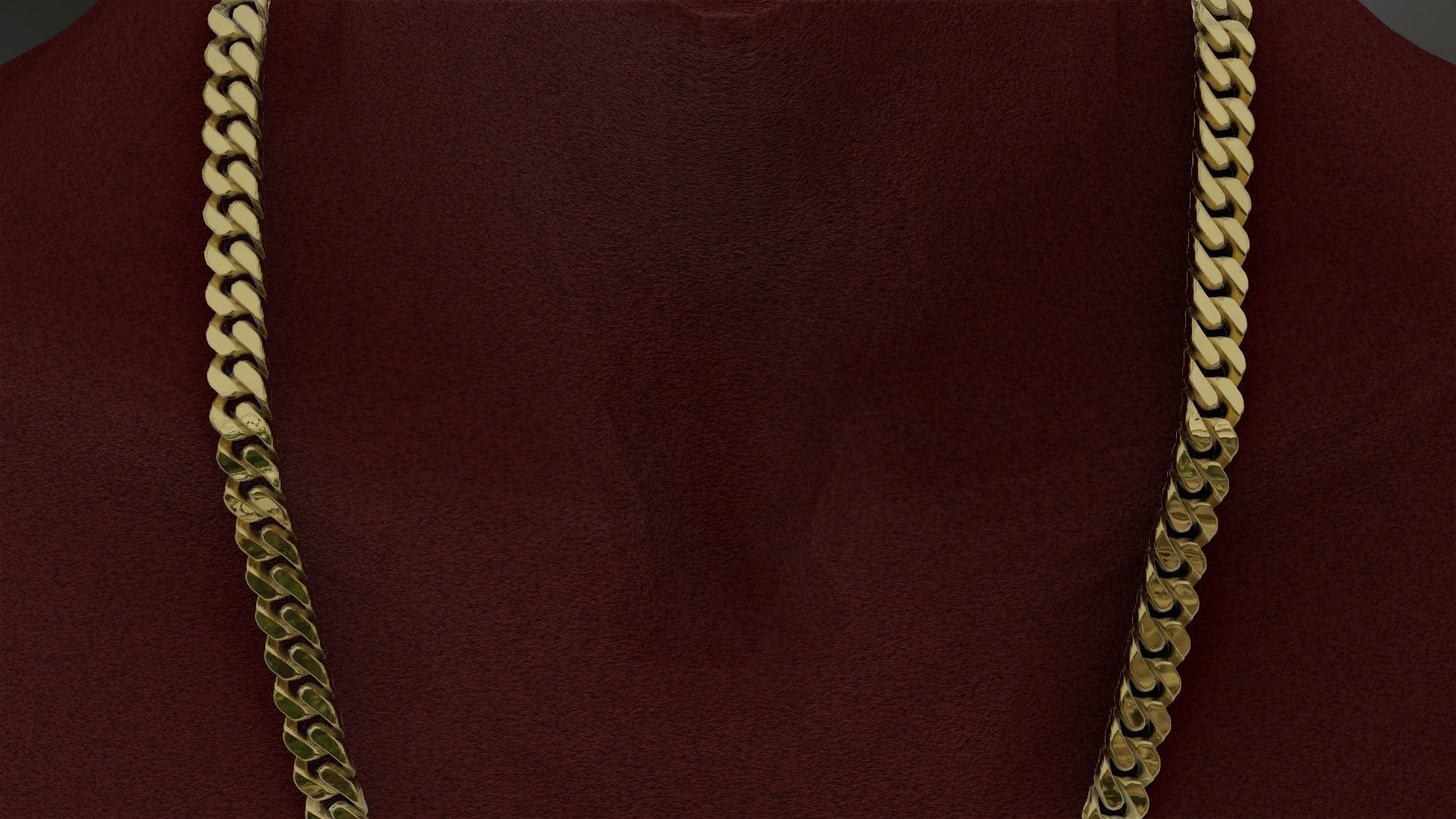 Cuban Link Chain 3D print model_1