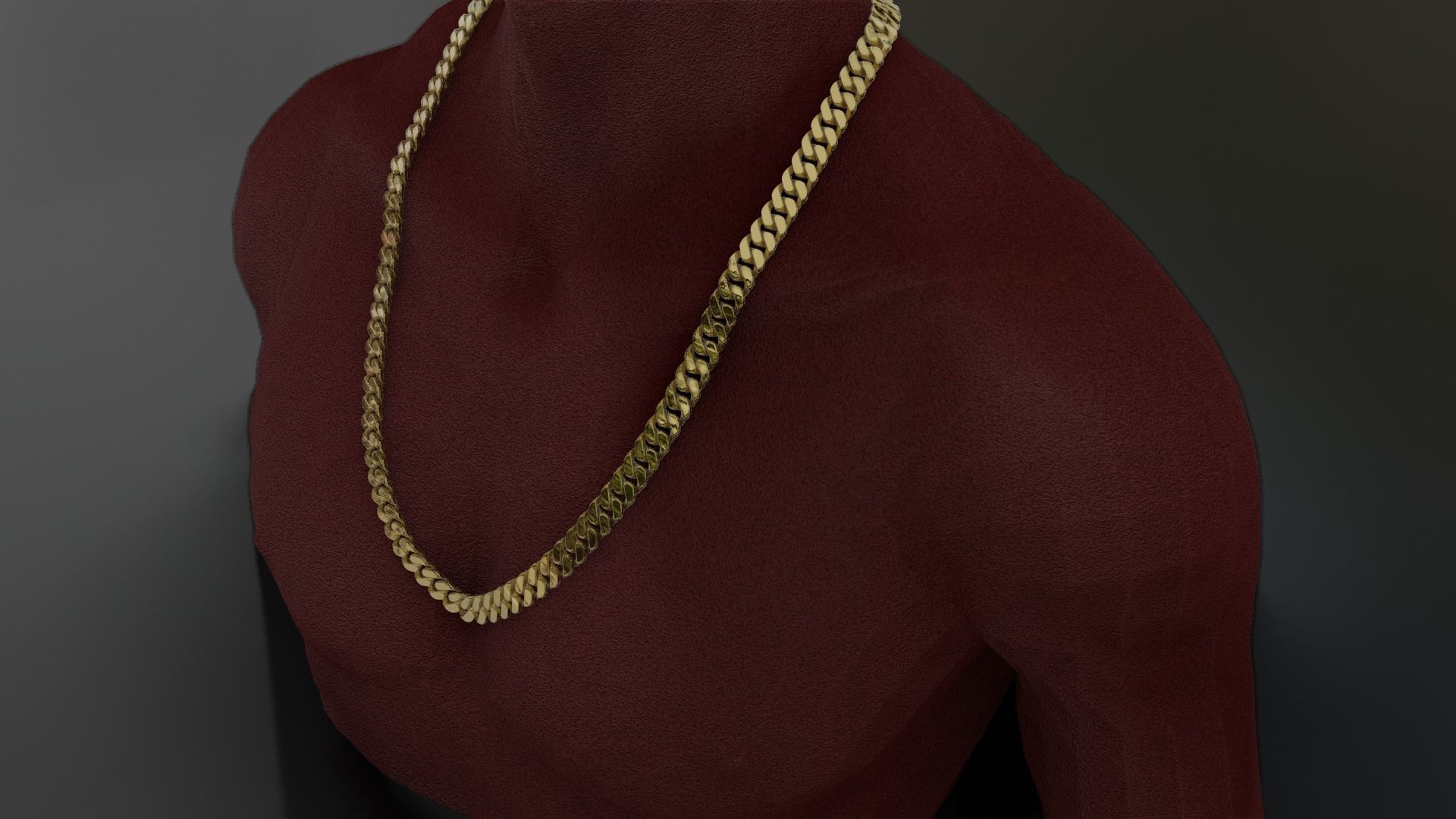 Cuban Link Chain 3D print model_15