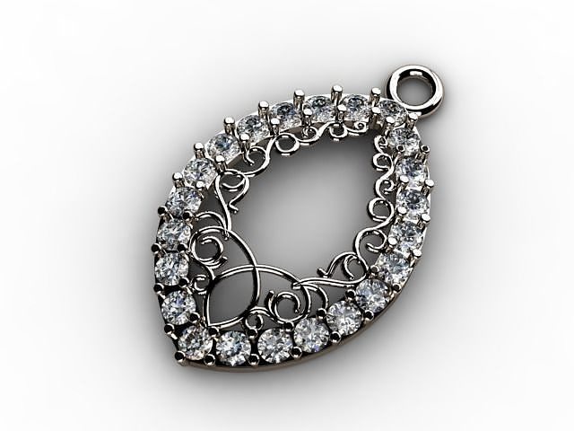 ladies pendent 3D print model