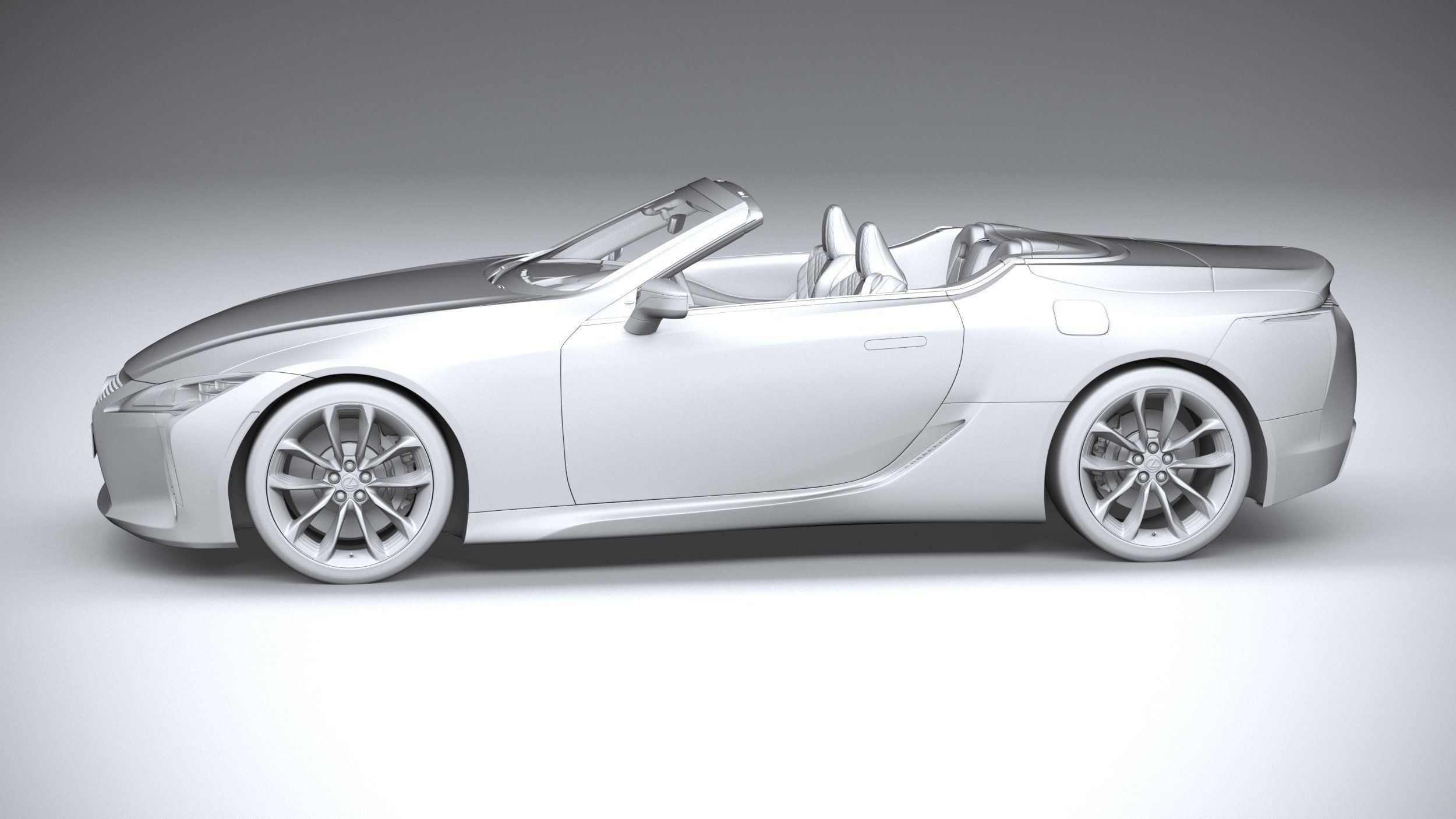 Lexus LC 500 Convertible 2021 3D model_22