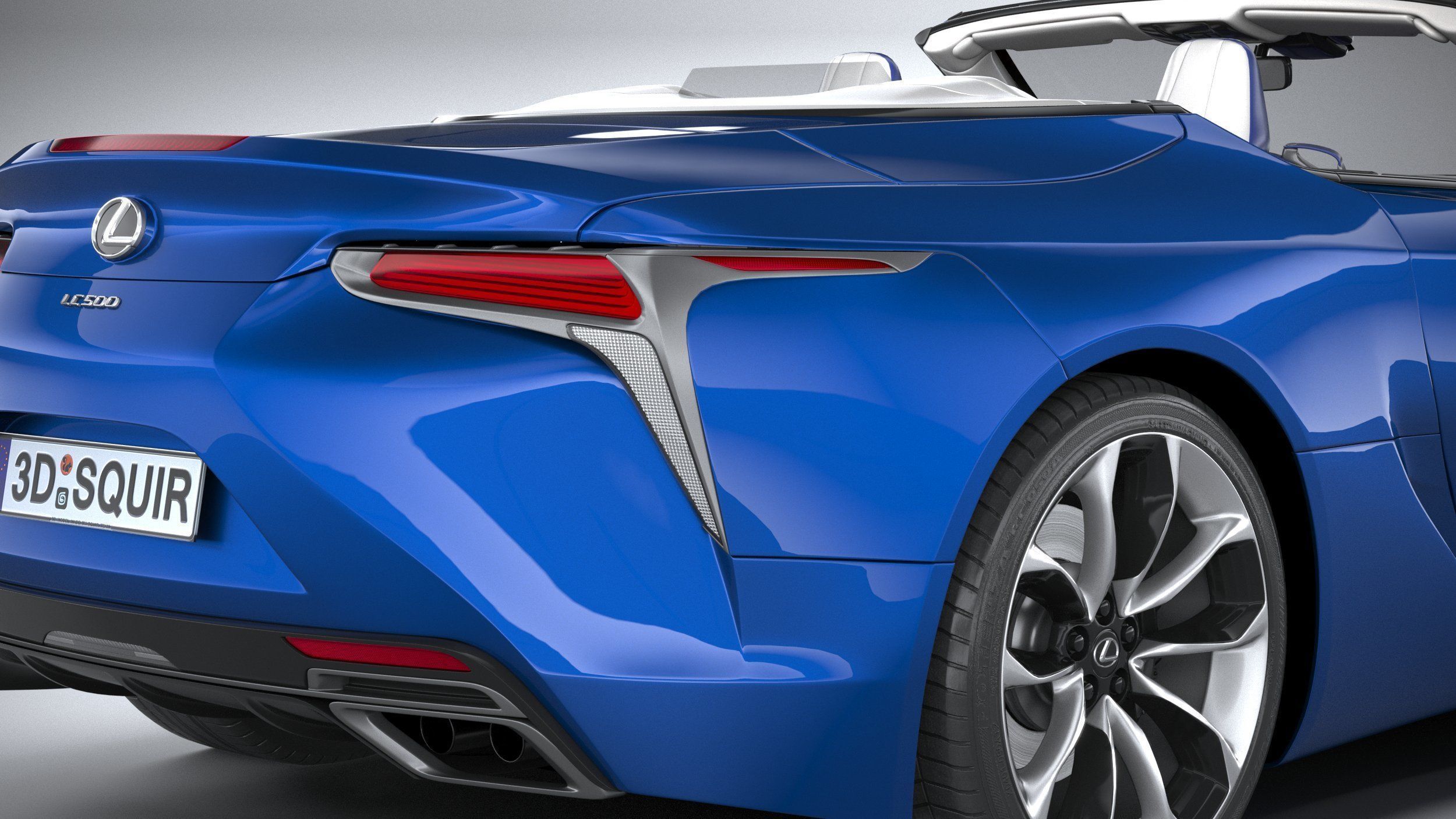Lexus LC 500 Convertible 2021 3D model_18