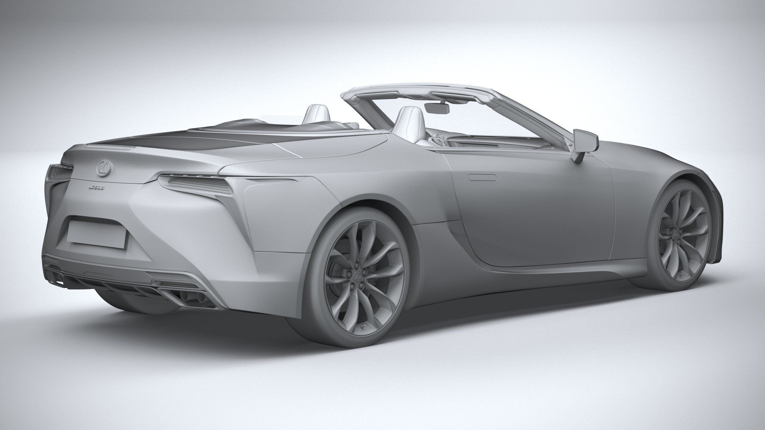 Lexus LC 500 Convertible 2021 3D model_25