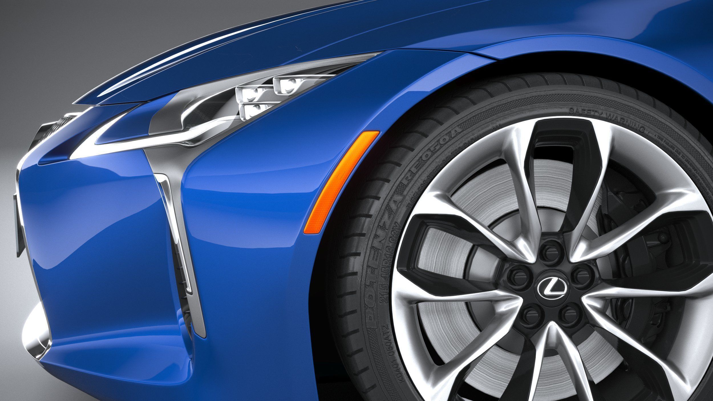 Lexus LC 500 Convertible 2021 3D model_3