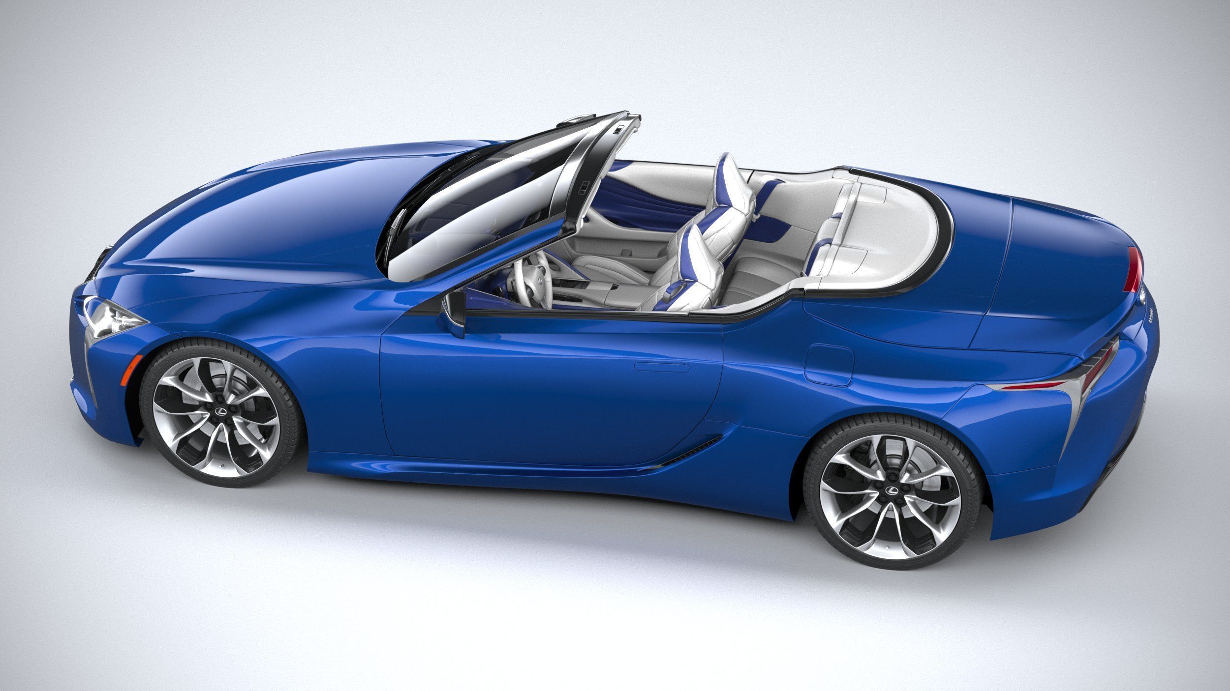 Lexus LC 500 Convertible 2021 3D model_9
