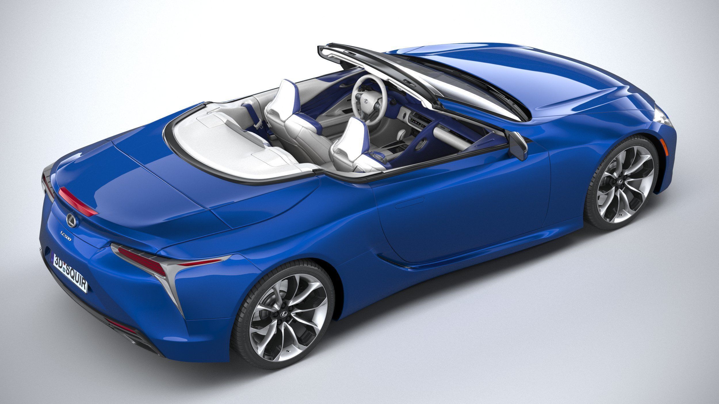 Lexus LC 500 Convertible 2021 3D model_10