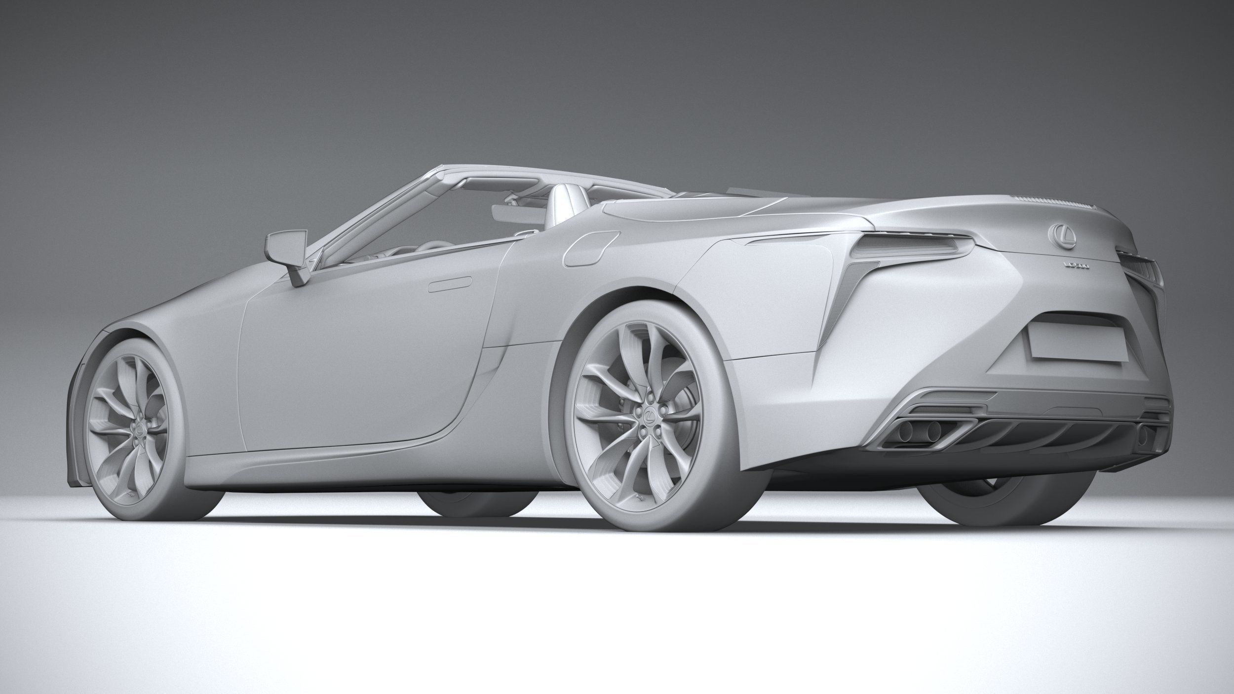 Lexus LC 500 Convertible 2021 3D model_21