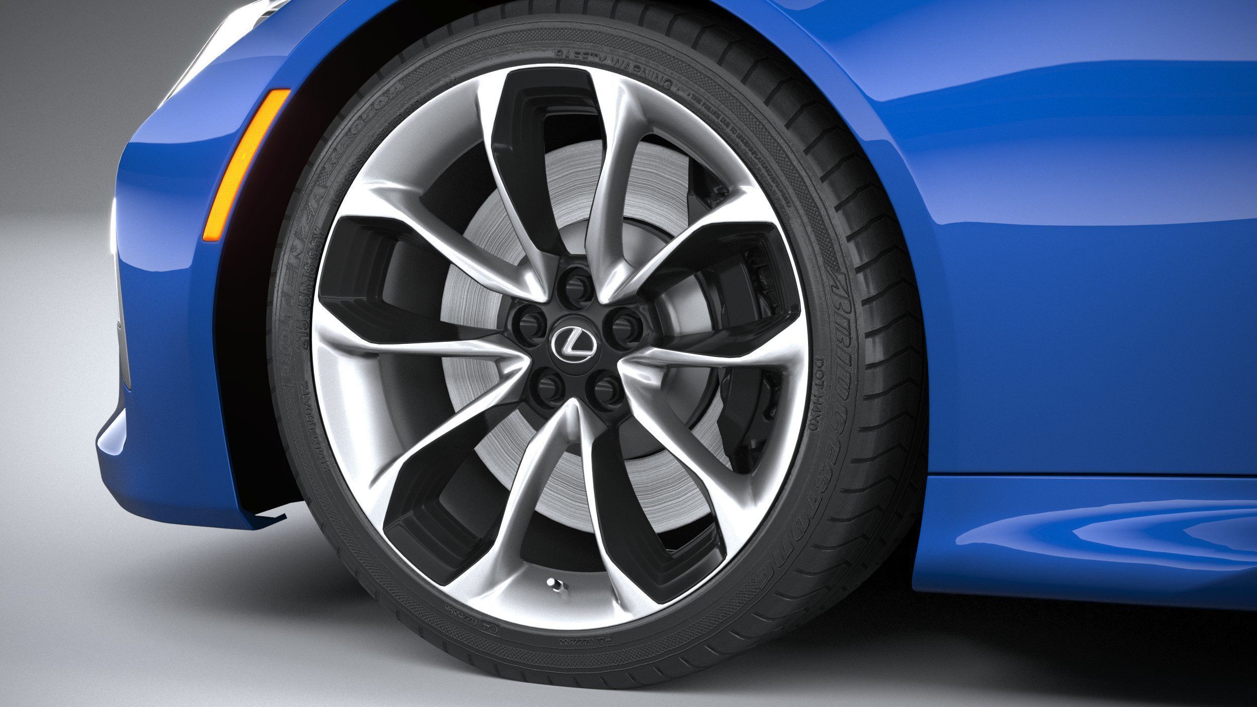 Lexus LC 500 Convertible 2021 3D model_16