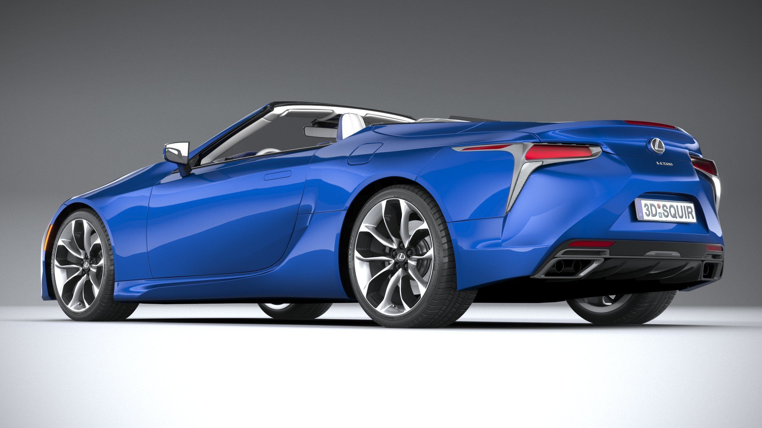 Lexus LC 500 Convertible 2021 3D model_5