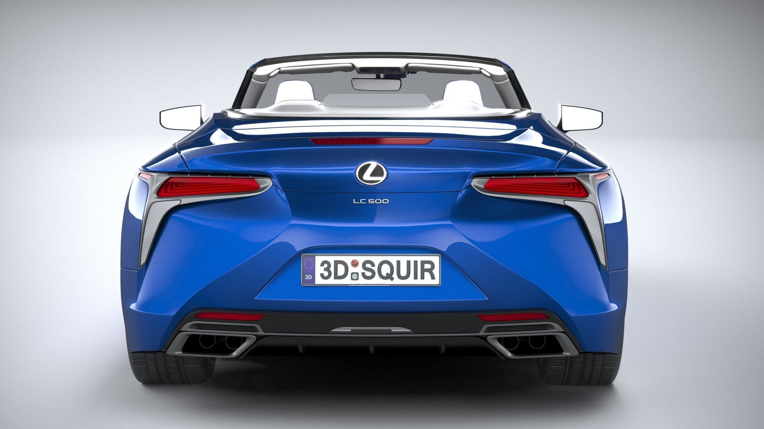 Lexus LC 500 Convertible 2021 3D model_4