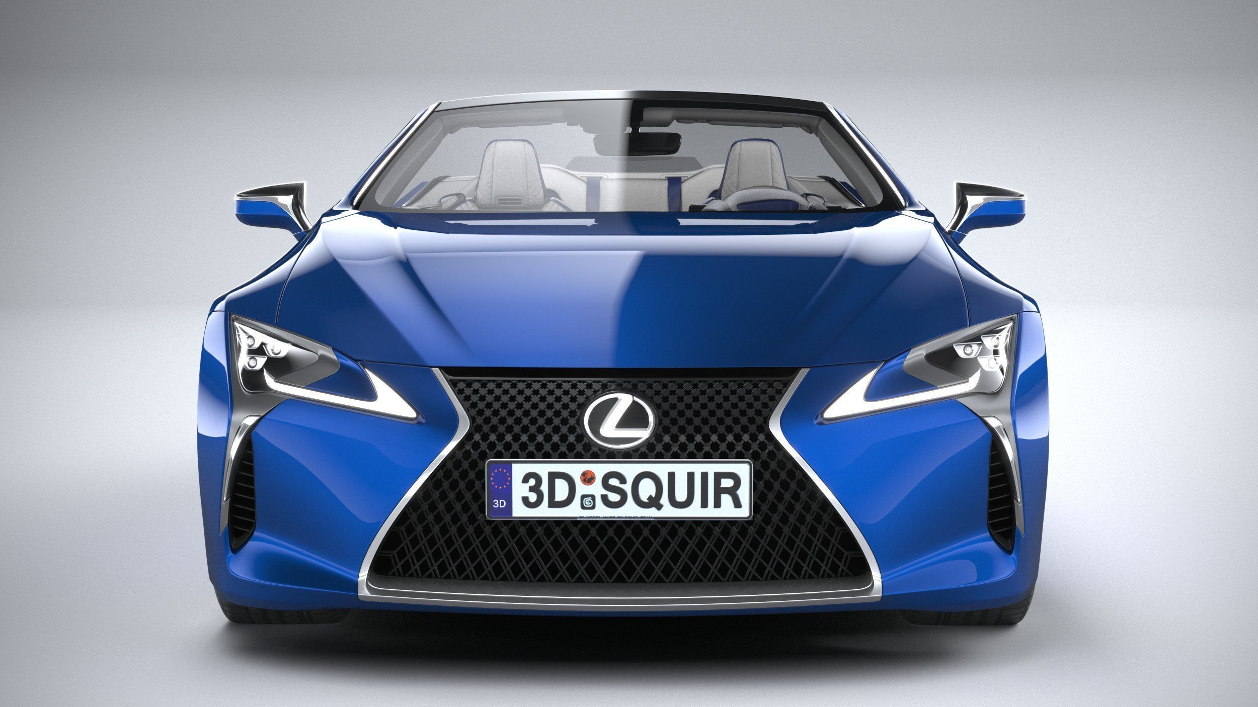 Lexus LC 500 Convertible 2021 3D model_13